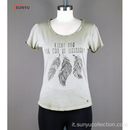 T-shirt manica corta in forma Ladie
